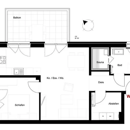 Dorumer Sielhuus 12 - Strandnah Mit Sauna Und Balkon Apartment
